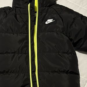 Black & Neon Yellow Snow Suit 9 months